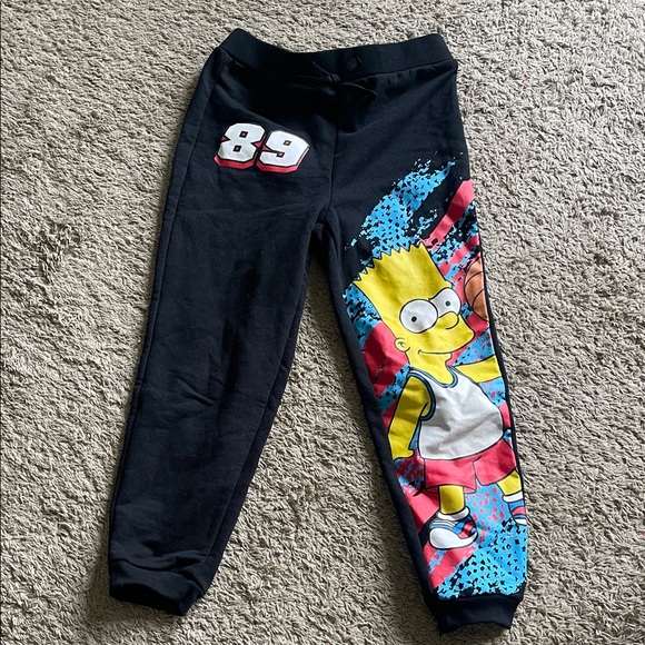 Kids Black Cartoon Character Jogger Set - Picture 3 of 3